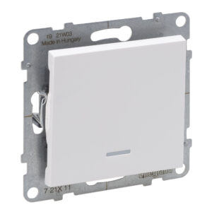 Interruptor luminoso Legrand New Suno – 10 AX, ligadores automáticos, branco, alumínio ou preto
