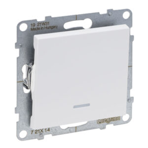 Interruptor com sinalização Legrand New Suno – 16 AX, branco, alumínio ou preto