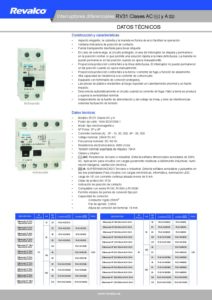 Ficha técnica – Revalco RV31A225300