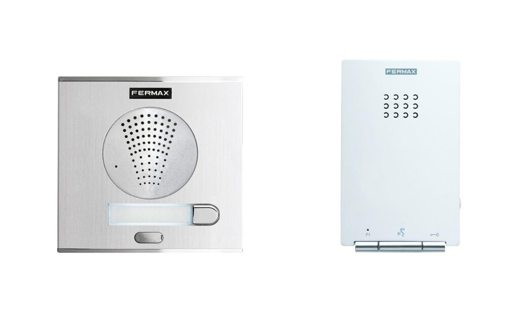 Kit de porteiro Fermax City iLoft Duox Plus 50772 – telefone mãos-livres, 1 habitação