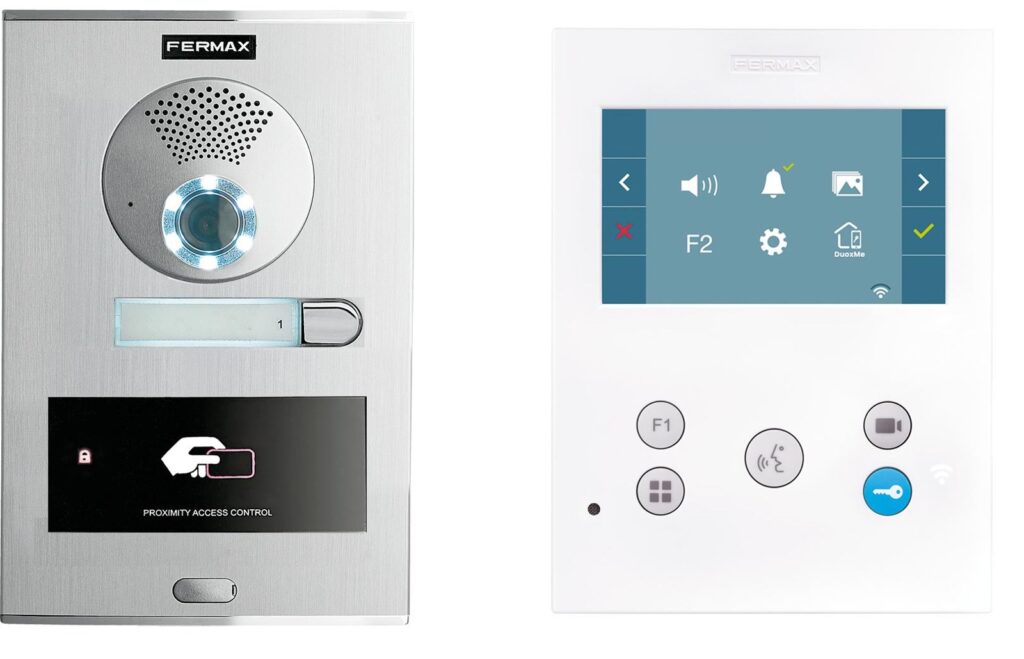 Kit de videoporteiro Fermax City Desfire VEO-XS Wi-Fi Duox Plus 49082 – monitor 4,3″, com cartão
