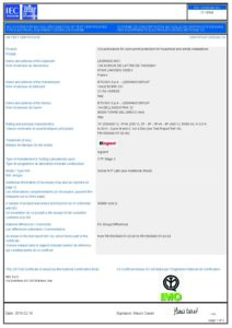 Certificado – Legrand disjuntores