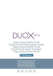 Manual – Amplificador Skyline Fermax 73910 – vídeo, CONNECT 4G, tamanho WV, Duox Plus