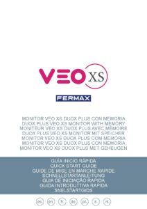 Manual – Kit de videoporteiro Fermax City VEO-XS Duox Plus 94311 – monitor 4,3″ mãos-livres, 1 habitação