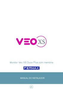 Manual – Monitor de videoporteiro Fermax VEO-XS 9448 – 4,3″, mãos-livres, Duox Plus