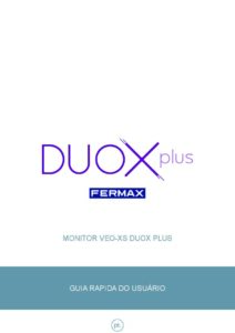 Manual – Monitor de videoporteiro Fermax VEO-XS 9448 – 4,3″, mãos-livres, Duox Plus
