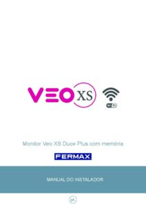 Manual – Monitor de videoporteiro Fermax VEO-XS Wi-Fi 9449 – 4,3″, mãos-livres, Duox Plus