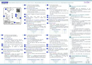 Manual – Relé Duox Plus Fermax 3233 – básico, contacto livre de potencial 3 A