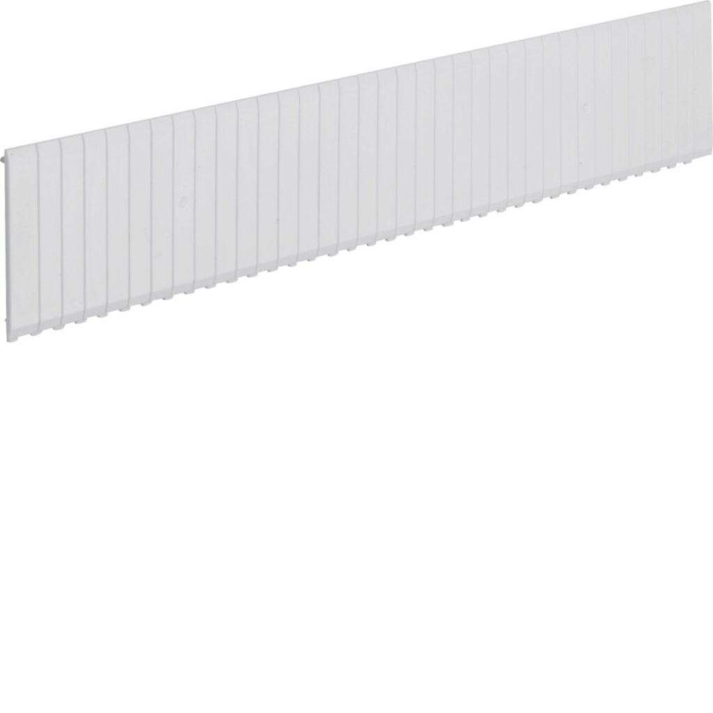 Máscara Hager VZ416 – 18 módulos, cinzento RAL 7035