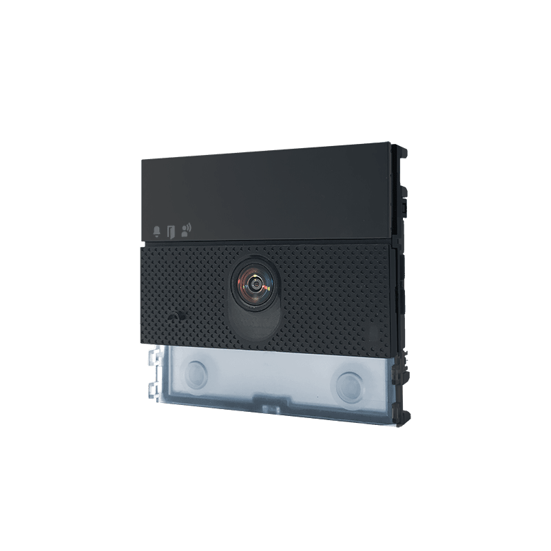Módulo áudio/vídeo Comelit UT2020B – Ultra Black, Simplebus2, câmara a cores 120°, 2 botões, IP65