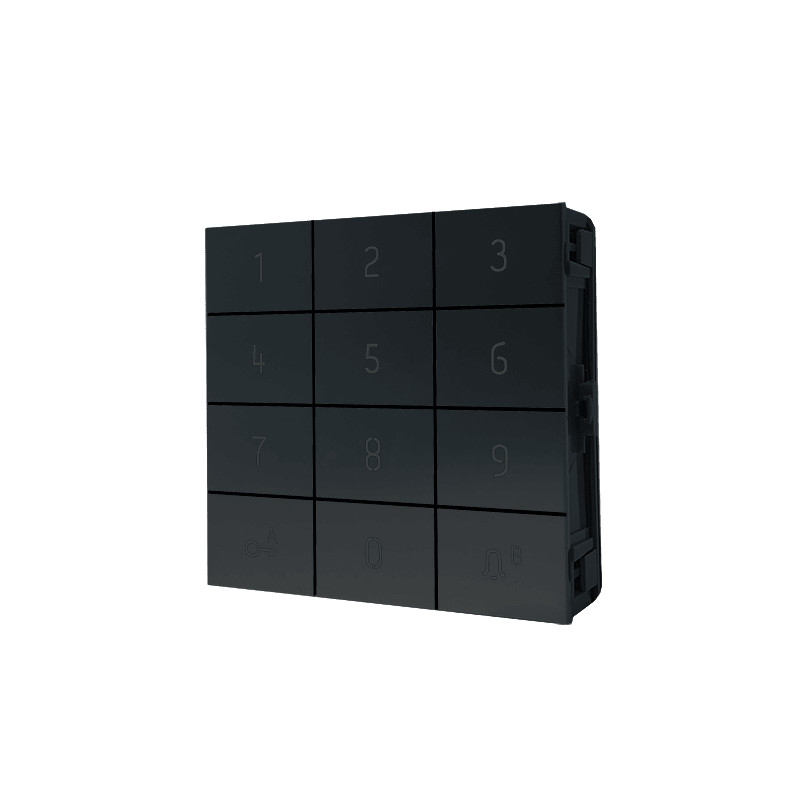 Módulo de teclado Comelit UT9279MB – Ultra Black, numérico, 12 teclas, 2 relés, Wiegand, 4000 códigos