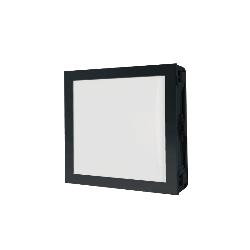 Módulo informativo Comelit UT9240MB – Ultra Metal Black, número de polícia, iluminação branca, IP65