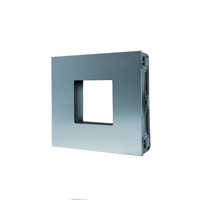 Módulo para leitor de acessos Comelit UT9290M – Ultra, furo de 40 x 40 mm, alumínio anodizado