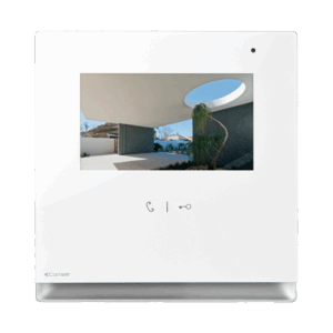 Monitor de videoporteiro Comelit 6601W – Icona, ecrã 4,3", mãos-livres, Simplebus2, branco