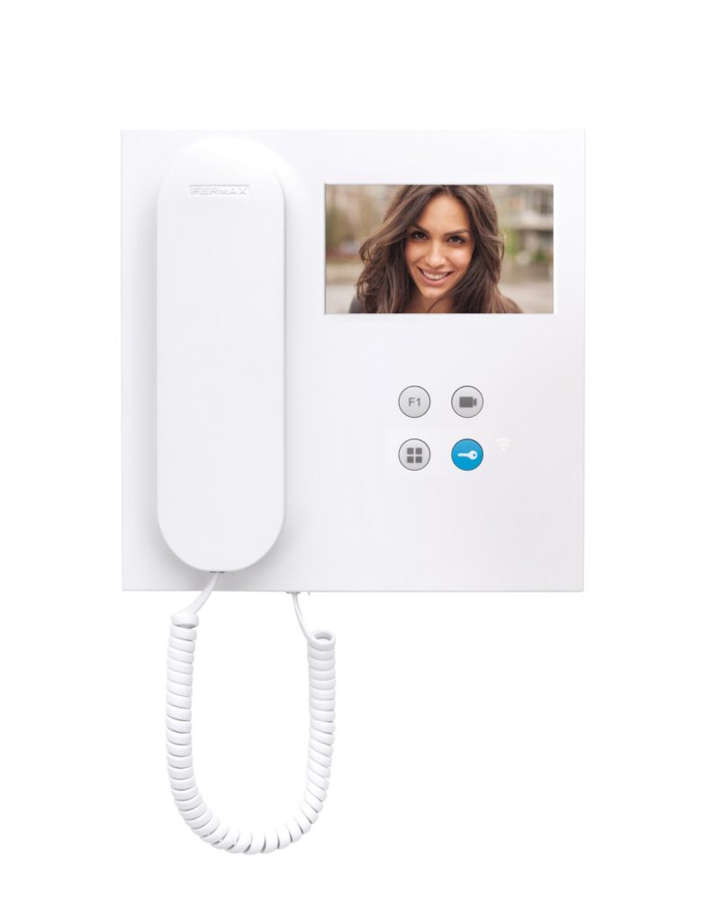 Monitor de videoporteiro Fermax VEO Wi-Fi DDA 9456 – 4,3″, auscultador, laço indutivo, Duox Plus