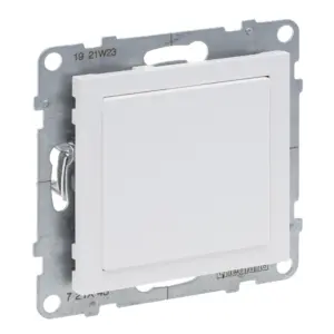 Obturador Legrand New Suno – e adaptador Mosaic, 2 módulos, branco, alumínio ou preto