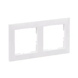 Quadro de acabamento Legrand New Suno – 2 postos, horizontal ou vertical, 8 acabamentos