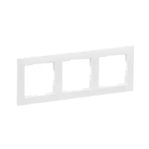 Quadro de acabamento Legrand New Suno – 3 postos, horizontal ou vertical, 8 acabamentos