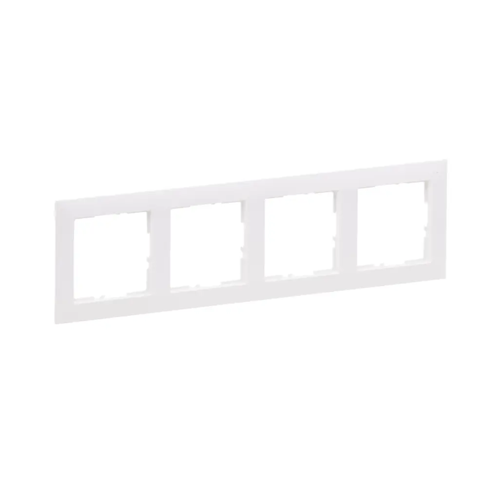 Quadro de acabamento Legrand New Suno – 4 postos, horizontal ou vertical, 8 acabamentos