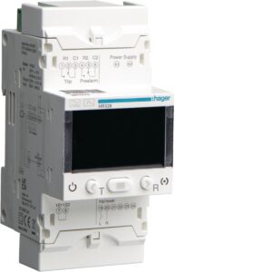 Relé diferencial Hager HR526 – tipo A, 1 canal, 0,03 a 30 A, temporizado