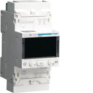 Relé diferencial Hager HR551 – tipo B, 1 canal, 0,03 a 3 A, temporizado