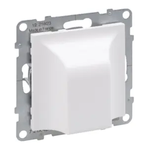 Saída de cabos Legrand New Suno – IP21, cabo até 12 mm, branca, alumínio ou preta