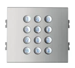 Unidade exterior de videoporteiro Fermax Skyline digital – ecrã, teclado, 4G CONNECT, 7V, montada