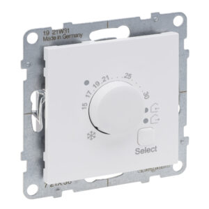 Termostato de ambiente Legrand New Suno – eletrónico, 5 a 30 °C, branco, alumínio ou preto