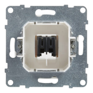 Tomada de altifalante Legrand New Suno – estéreo, ligadores 4 mm², branca, alumínio ou preta