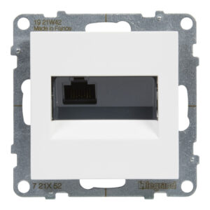 Tomada RJ45 Legrand New Suno – Cat. 6 UTP, branca, alumínio ou preta
