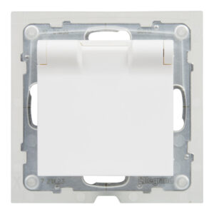 Tomada Schuko estanque Legrand New Suno – IP44, com tampa, 16 A, branca, alumínio ou preta