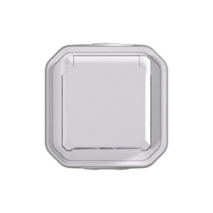 Tomada Schuko Legrand Plexo 069770L – estanque, 2P+T, 16 A, IP55, saliente, branca