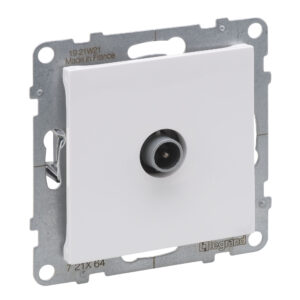 Tomada TV Legrand New Suno – macho, estrela, 1,5 dB, branca, alumínio ou preta