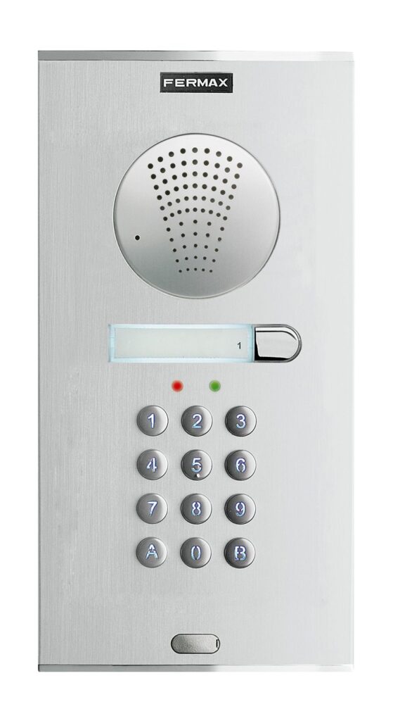 Unidade exterior de porteiro Fermax City Memophone 49042 – teclado de código, S5, Duox Plus