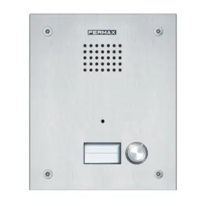 Unidade exterior de porteiro Fermax Marine 44332 – 1 botão, ST1, inox, Duox Plus