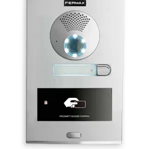 Unidade exterior de videoporteiro Fermax City Desfire 73892 – leitor de proximidade, S4, Duox Plus