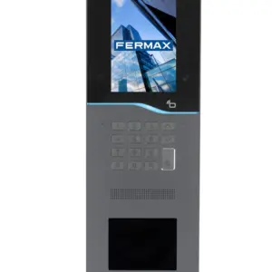 Unidade exterior de videoporteiro Fermax Cora CONNECT 7710 – ecrã 5″, teclado, proximidade, 4G, S8