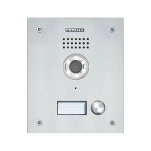 Unidade exterior de videoporteiro Fermax Marine 44338 – 1 botão, ST1, inox, Duox Plus