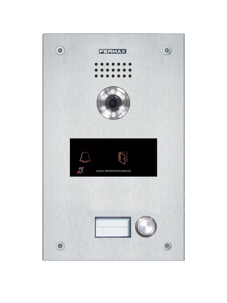 Unidade exterior de videoporteiro Fermax Marine One-To-One 55361 – laço indutivo, ST2, Duox Plus