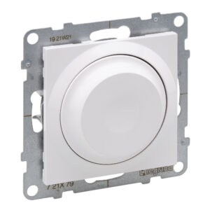 Variador rotativo Legrand New Suno – sem neutro, LED 5 a 75 W, até 300 W, branco, alumínio ou preto