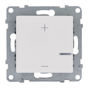 Variador por teclas Legrand New Suno – sem neutro, LED 5 a 75 W, branco, alumínio ou preto
