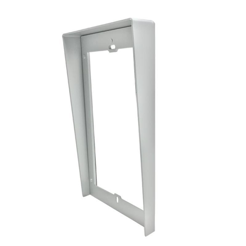 Viseira de chuva Comelit UT9182 – para moldura de embutir de 2 módulos Ultra, cinzenta