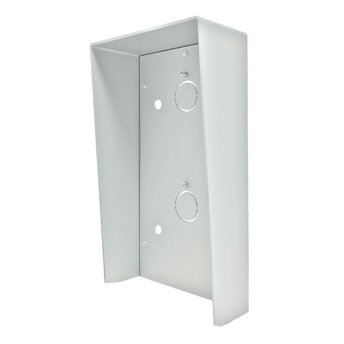 Viseira de chuva Comelit UT9198 – para cobertura de superfície de 8 módulos Ultra (2 x 4), cinzenta
