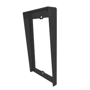 Viseira de chuva Comelit UT9181B – para moldura de embutir de 1 módulo Ultra Black, preta