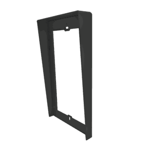 Viseira de chuva Comelit UT9181B – para moldura de embutir de 1 módulo Ultra Black, preta