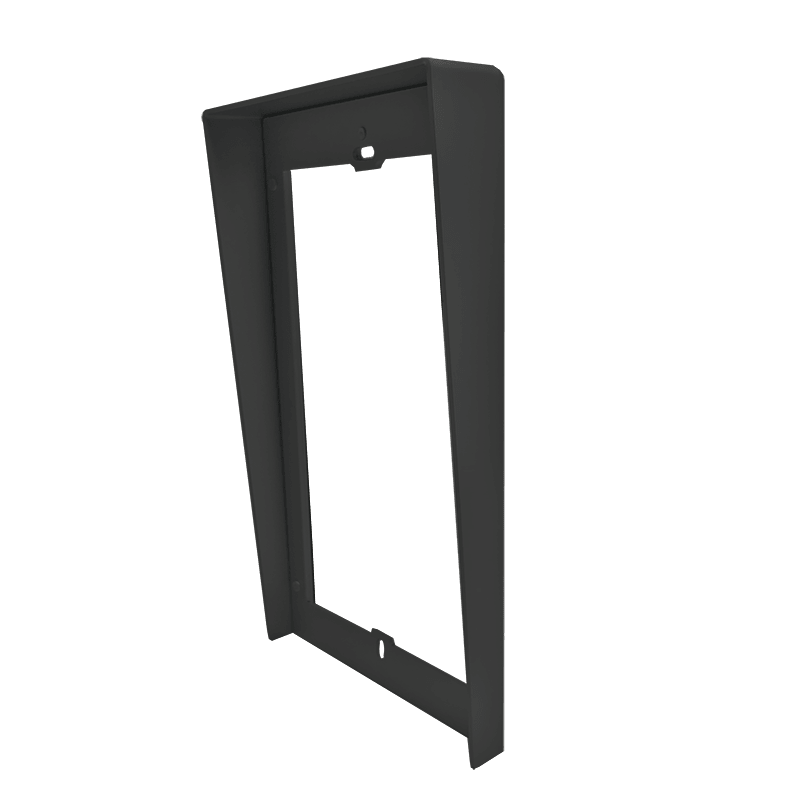 Viseira de chuva Comelit UT9181B – para moldura de embutir de 1 módulo Ultra Black, preta