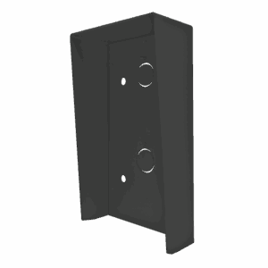 Viseira de chuva Comelit UT9194B – para cobertura de superfície de 4 módulos Ultra Black, preta