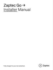 Zaptec go manual instalador